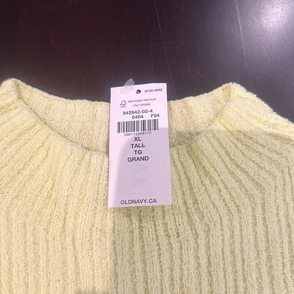 Old Navy ribbed sweater size XL Tall - Picture 2 of 3